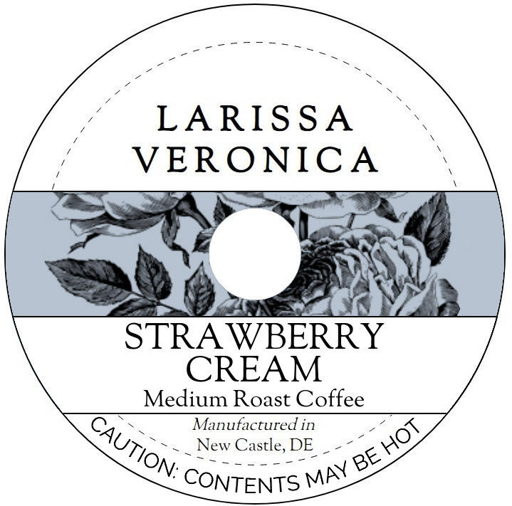 Strawberry Cream Medium Roast Coffee <BR>(Single Serve K-Cup Pods)