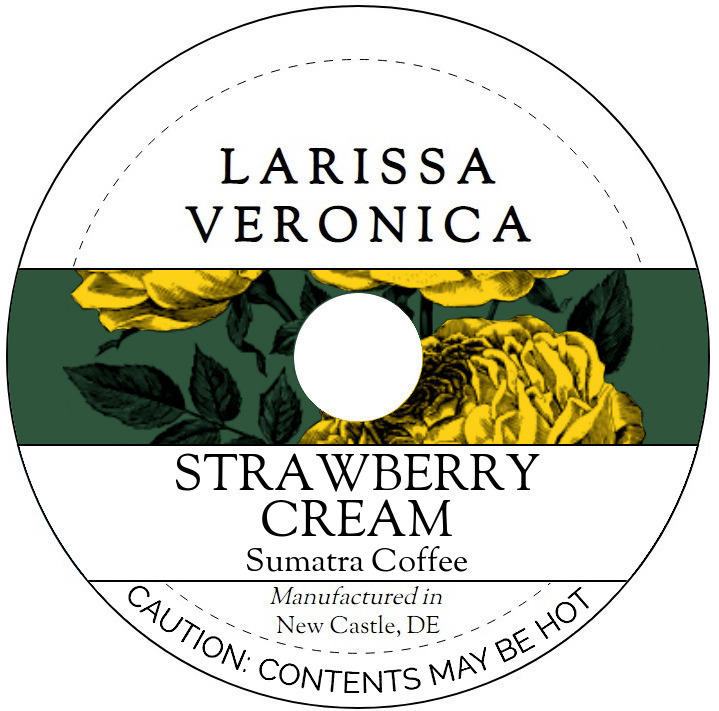 Strawberry Cream Sumatra Coffee <BR>(Single Serve K-Cup Pods)