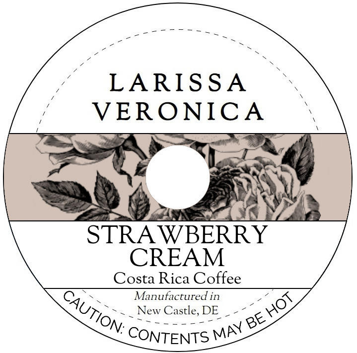 Strawberry Cream Costa Rica Coffee <BR>(Single Serve K-Cup Pods)