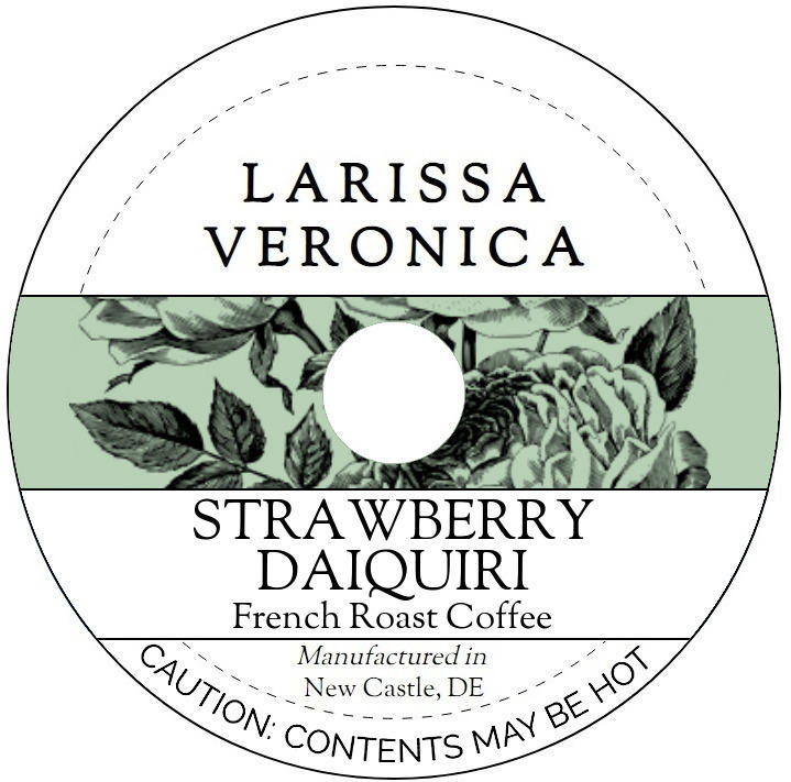 Strawberry Daiquiri French Roast Coffee <BR>(Single Serve K-Cup Pods)