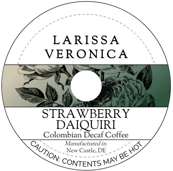 Strawberry Daiquiri Colombian Decaf Coffee <BR>(Single Serve K-Cup Pods)