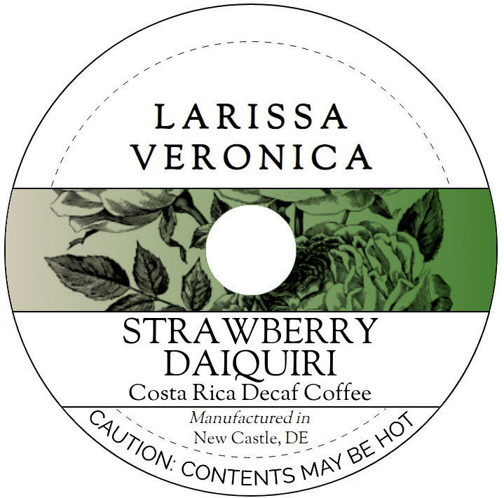 Strawberry Daiquiri Costa Rica Decaf Coffee <BR>(Single Serve K-Cup Pods)