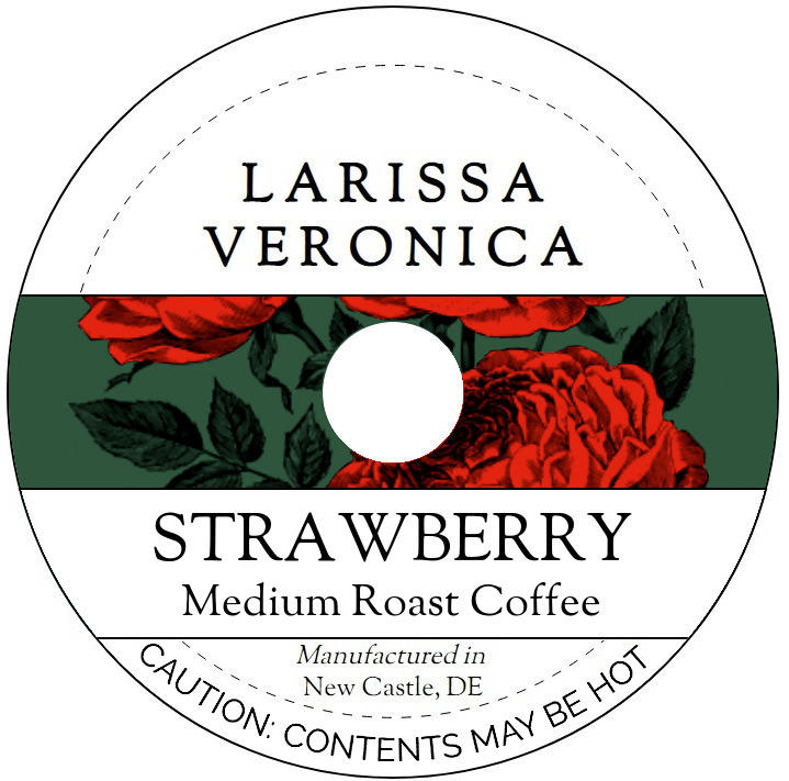 Strawberry Medium Roast Coffee <BR>(Single Serve K-Cup Pods)