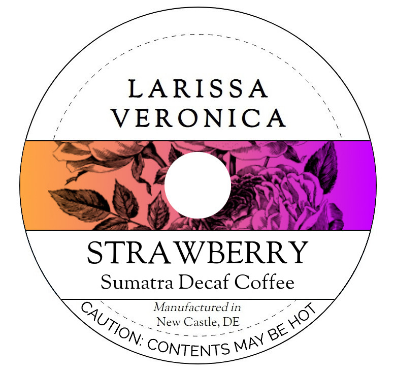 Strawberry Sumatra Decaf Coffee <BR>(Single Serve K-Cup Pods)