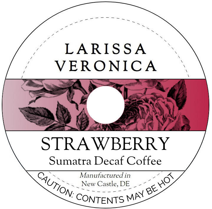 Strawberry Sumatra Decaf Coffee <BR>(Single Serve K-Cup Pods)