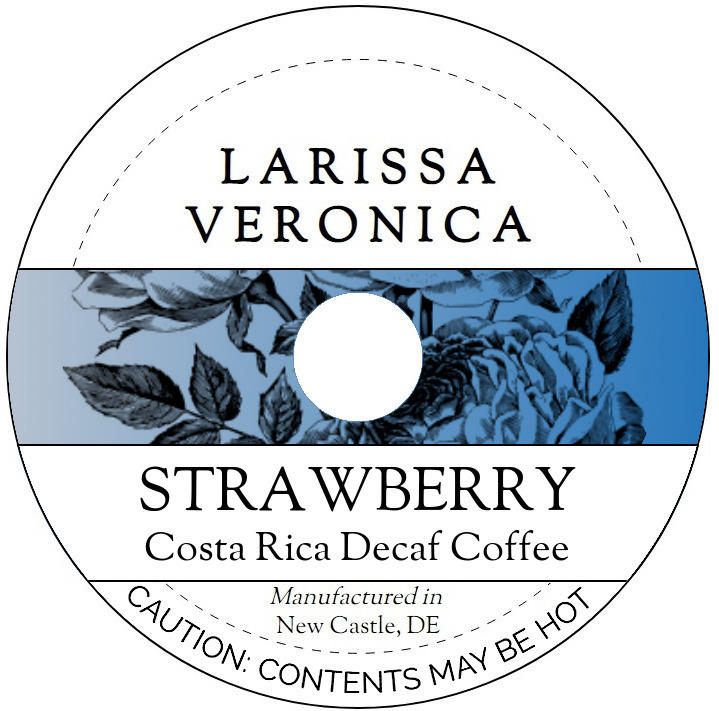 Strawberry Costa Rica Decaf Coffee <BR>(Single Serve K-Cup Pods)