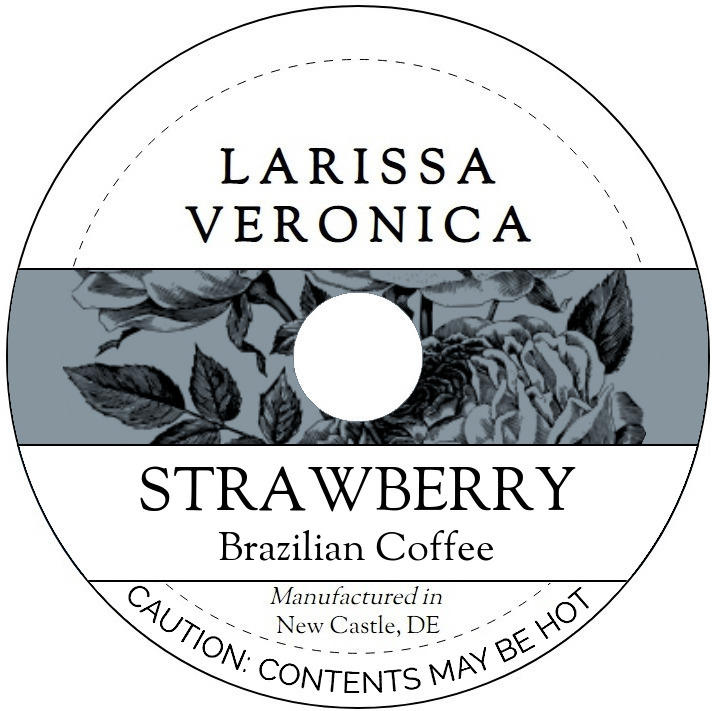 Strawberry Brazilian Coffee <BR>(Single Serve K-Cup Pods)