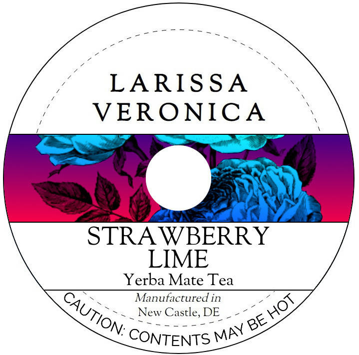 Strawberry Lime Yerba Mate Tea <BR>(Single Serve K-Cup Pods)