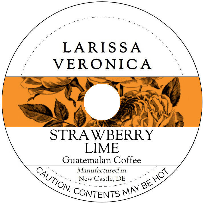 Strawberry Lime Guatemalan Coffee <BR>(Single Serve K-Cup Pods)