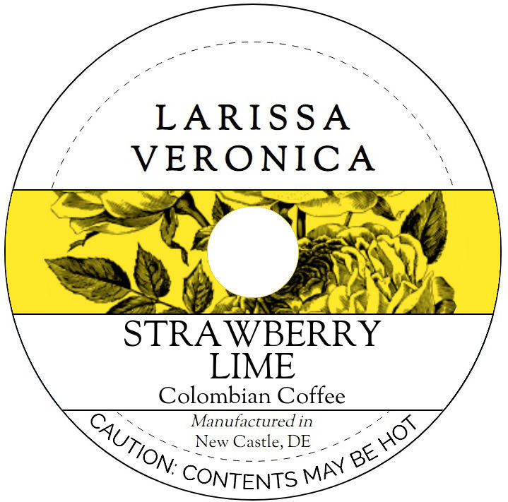 Strawberry Lime Colombian Coffee <BR>(Single Serve K-Cup Pods)