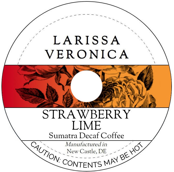 Strawberry Lime Sumatra Decaf Coffee <BR>(Single Serve K-Cup Pods)