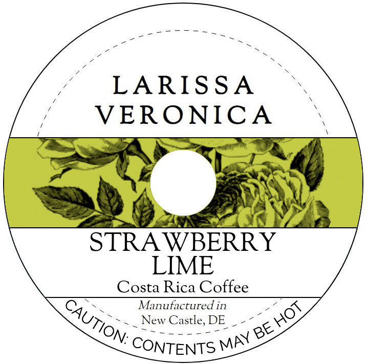 Strawberry Lime Costa Rica Coffee <BR>(Single Serve K-Cup Pods)