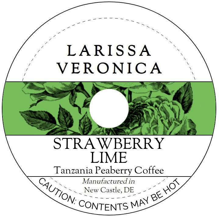 Strawberry Lime Tanzania Peaberry Coffee <BR>(Single Serve K-Cup Pods)