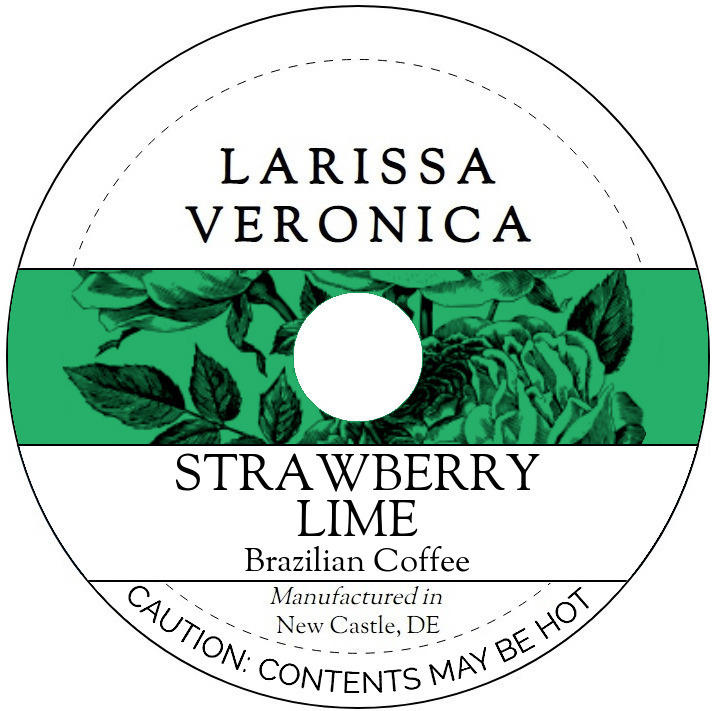 Strawberry Lime Brazilian Coffee <BR>(Single Serve K-Cup Pods)