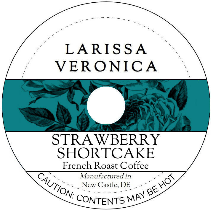 Strawberry Shortcake French Roast Coffee <BR>(Single Serve K-Cup Pods)