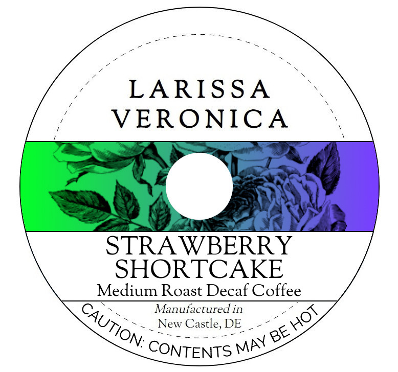 Strawberry Shortcake Medium Roast Decaf Coffee <BR>(Single Serve K-Cup Pods)
