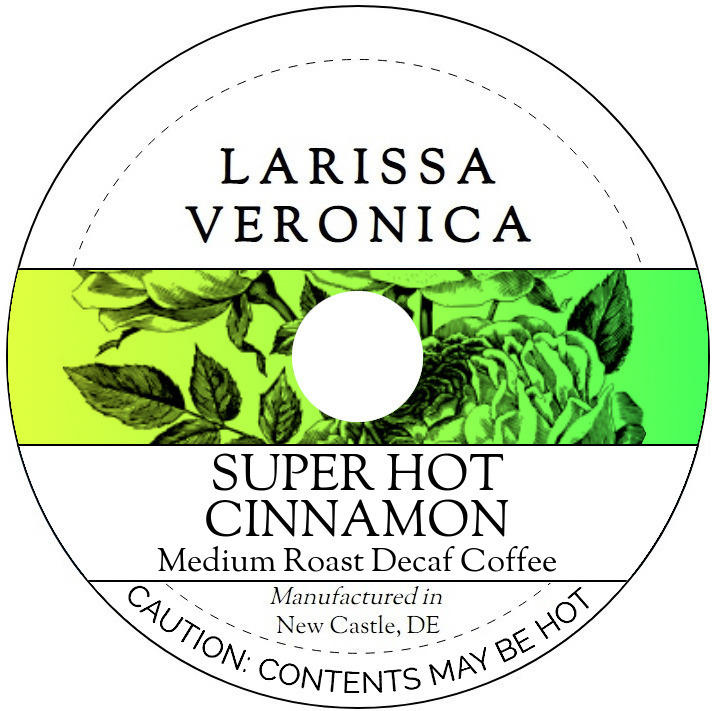 Super Hot Cinnamon Medium Roast Decaf Coffee <BR>(Single Serve K-Cup Pods)