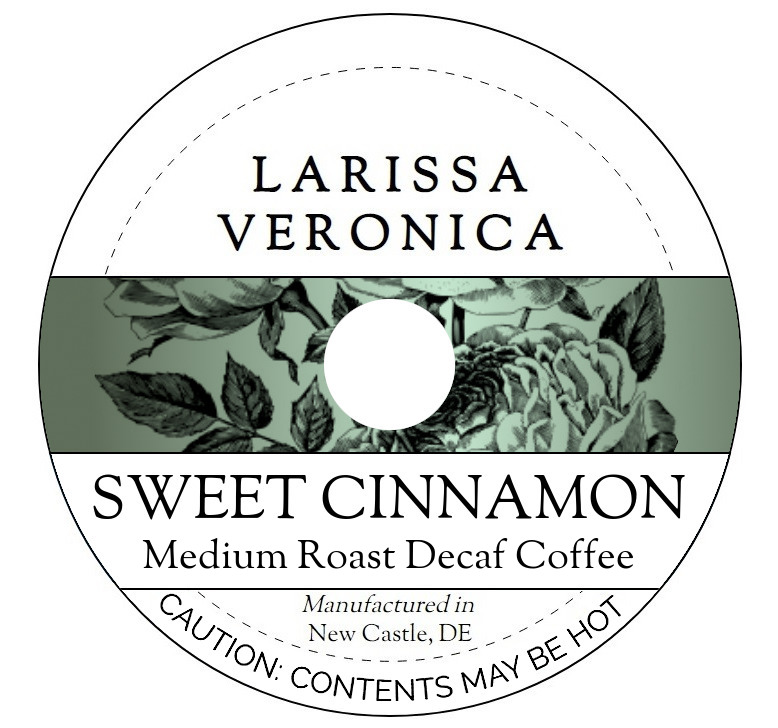 Sweet Cinnamon Medium Roast Decaf Coffee <BR>(Single Serve K-Cup Pods)