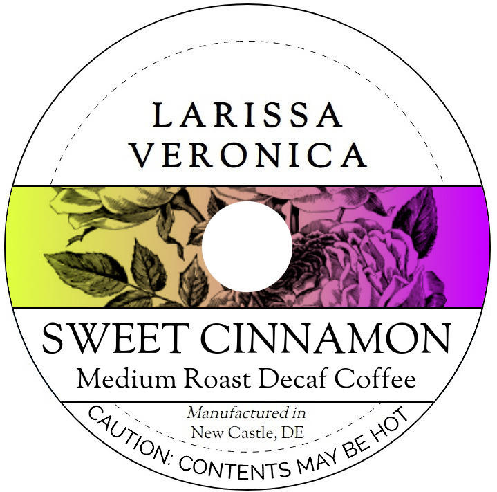 Sweet Cinnamon Medium Roast Decaf Coffee <BR>(Single Serve K-Cup Pods)