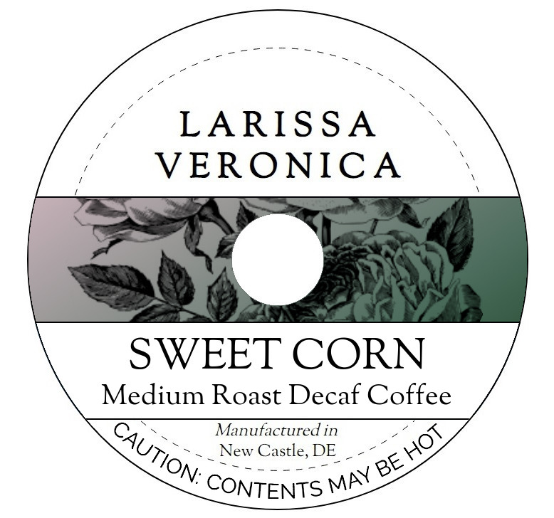 Sweet Corn Medium Roast Decaf Coffee <BR>(Single Serve K-Cup Pods)