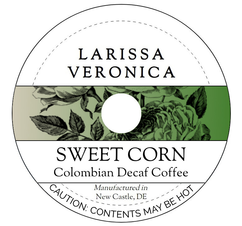 Sweet Corn Colombian Decaf Coffee <BR>(Single Serve K-Cup Pods)