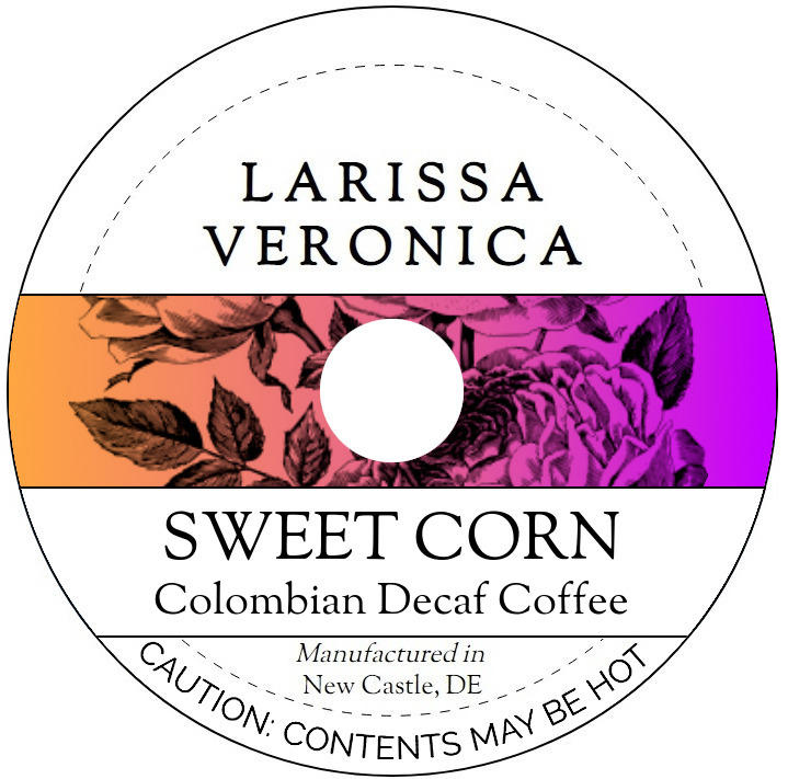 Sweet Corn Colombian Decaf Coffee <BR>(Single Serve K-Cup Pods)