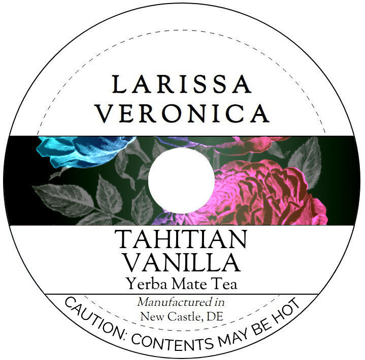 Tahitian Vanilla Yerba Mate Tea <BR>(Single Serve K-Cup Pods)