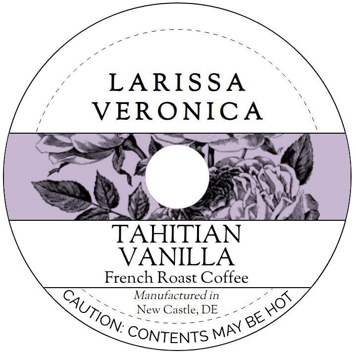 Tahitian Vanilla French Roast Coffee <BR>(Single Serve K-Cup Pods)