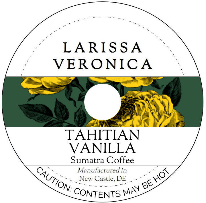 Tahitian Vanilla Sumatra Coffee <BR>(Single Serve K-Cup Pods)