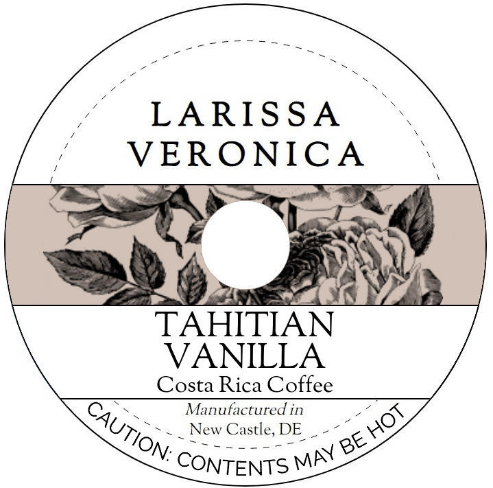 Tahitian Vanilla Costa Rica Coffee <BR>(Single Serve K-Cup Pods)