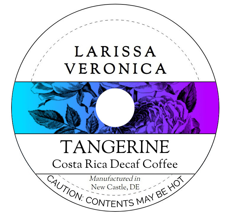 Tangerine Costa Rica Decaf Coffee <BR>(Single Serve K-Cup Pods)