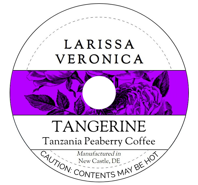 Tangerine Tanzania Peaberry Coffee <BR>(Single Serve K-Cup Pods)