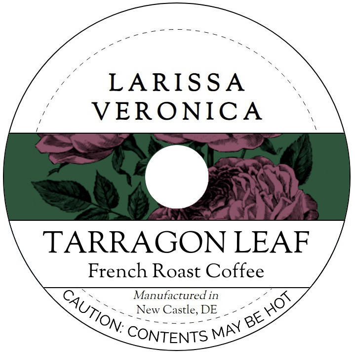 Tarragon Leaf French Roast Coffee <BR>(Single Serve K-Cup Pods)