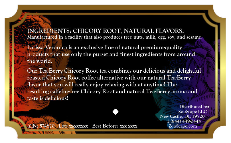 Tea-Berry Chicory Root Tea <BR>(Single Serve K-Cup Pods)