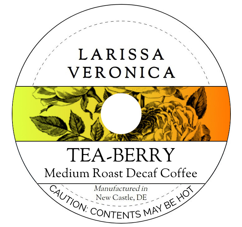 Tea-Berry Medium Roast Decaf Coffee <BR>(Single Serve K-Cup Pods)