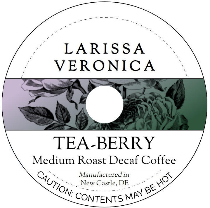 Tea-Berry Medium Roast Decaf Coffee <BR>(Single Serve K-Cup Pods)