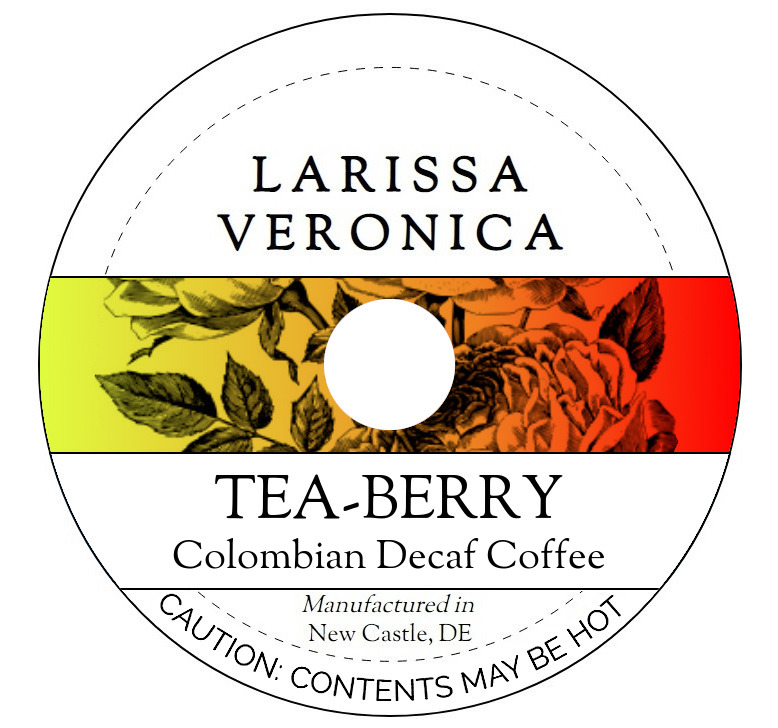 Tea-Berry Colombian Decaf Coffee <BR>(Single Serve K-Cup Pods)