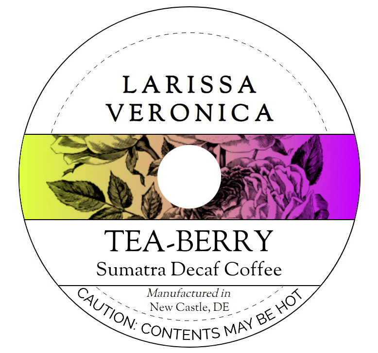 Tea-Berry Sumatra Decaf Coffee <BR>(Single Serve K-Cup Pods)