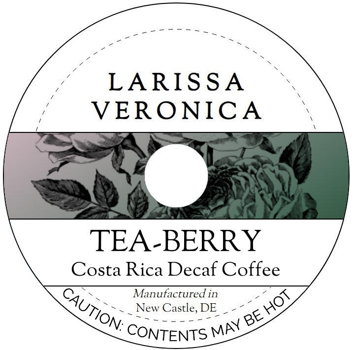 Tea-Berry Costa Rica Decaf Coffee <BR>(Single Serve K-Cup Pods)