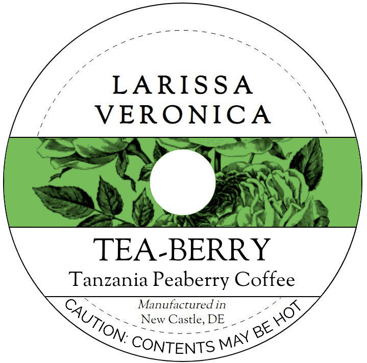 Tea-Berry Tanzania Peaberry Coffee <BR>(Single Serve K-Cup Pods)