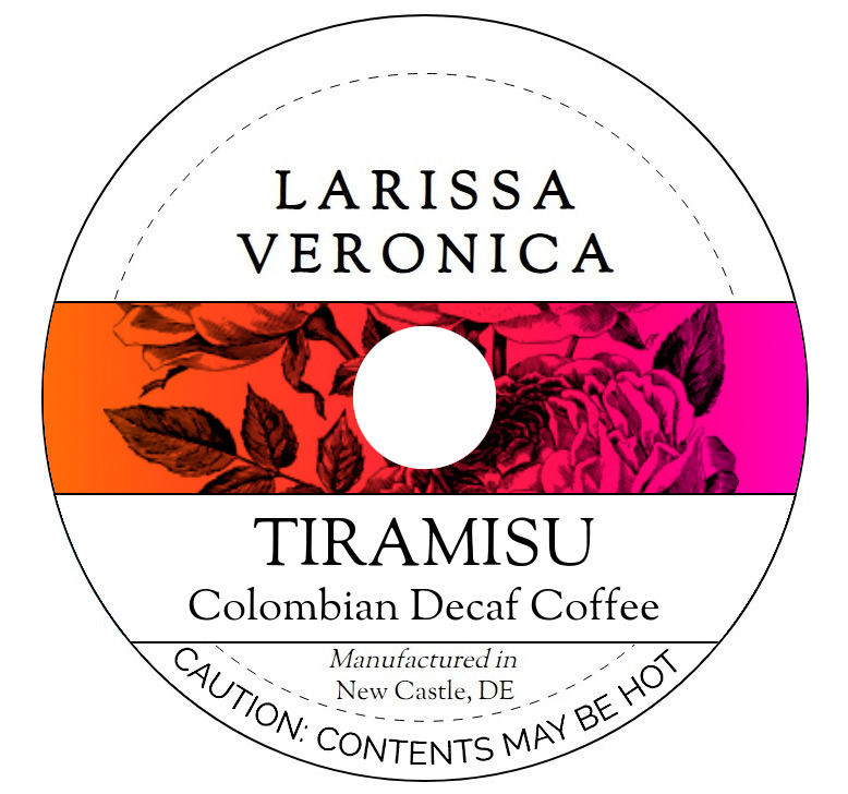 Tiramisu Colombian Decaf Coffee <BR>(Single Serve K-Cup Pods)