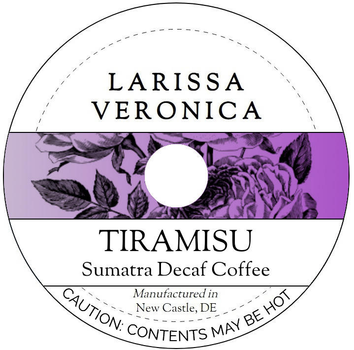 Tiramisu Sumatra Decaf Coffee <BR>(Single Serve K-Cup Pods)