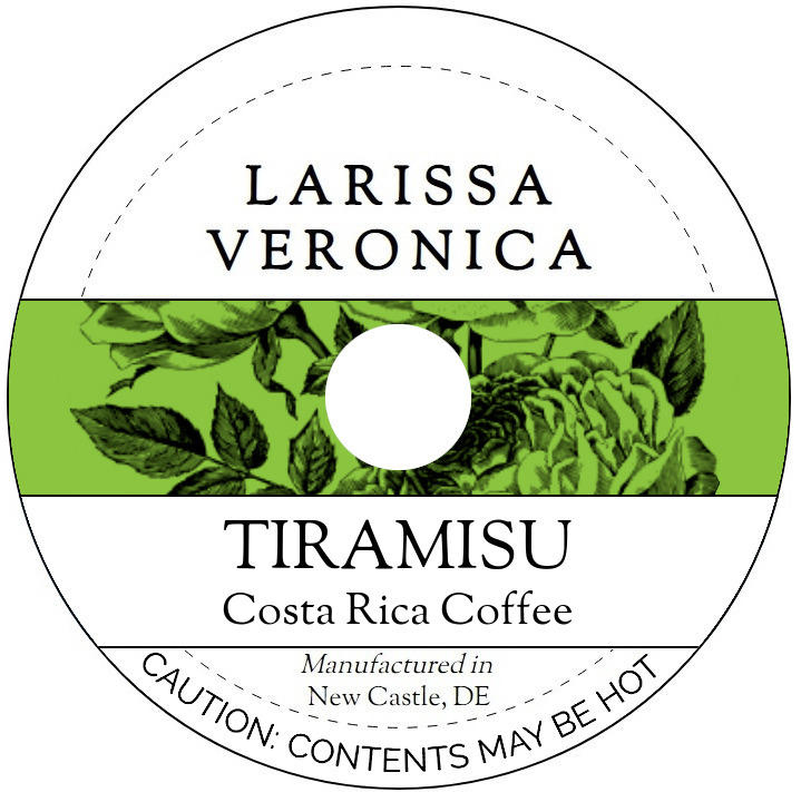 Tiramisu Costa Rica Coffee <BR>(Single Serve K-Cup Pods)