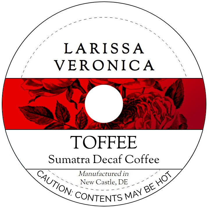 Toffee Sumatra Decaf Coffee <BR>(Single Serve K-Cup Pods)