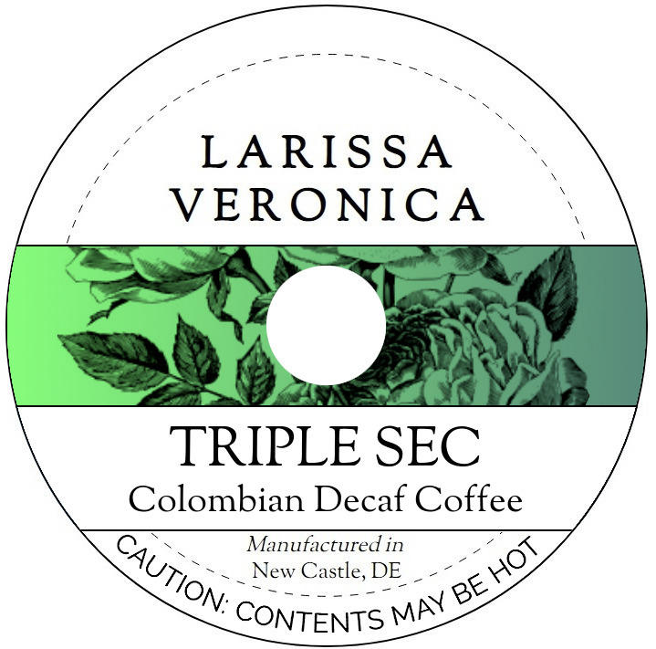 Triple Sec Colombian Decaf Coffee <BR>(Single Serve K-Cup Pods)