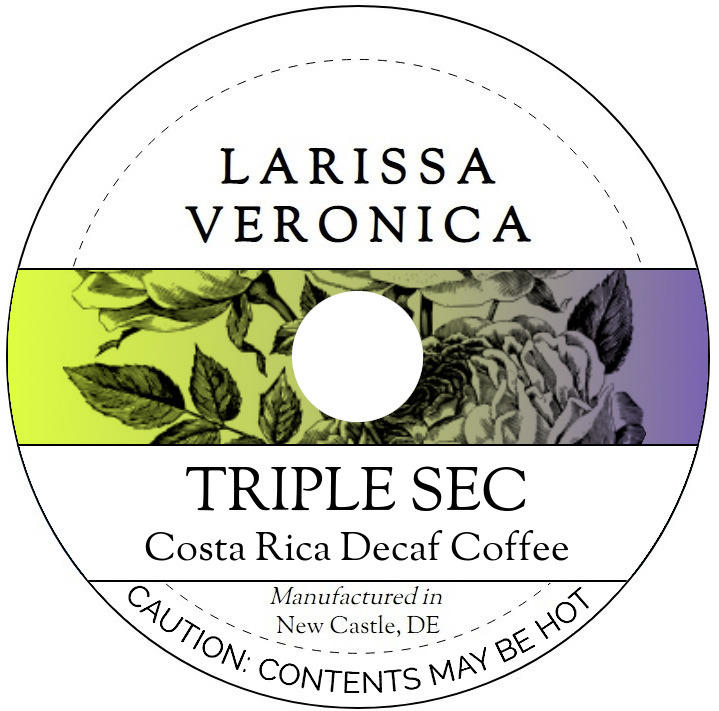 Triple Sec Costa Rica Decaf Coffee <BR>(Single Serve K-Cup Pods)