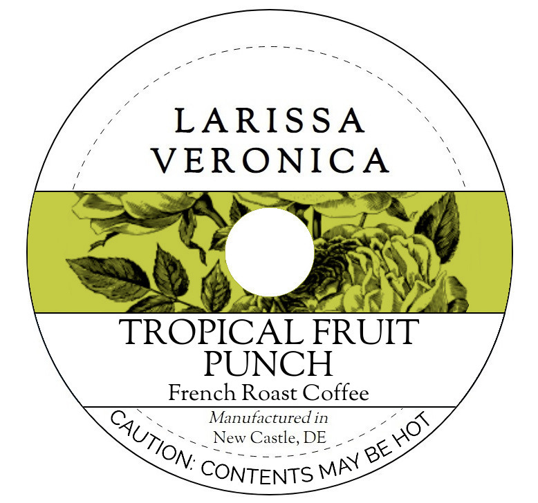 Tropical Fruit Punch French Roast Coffee <BR>(Single Serve K-Cup Pods)