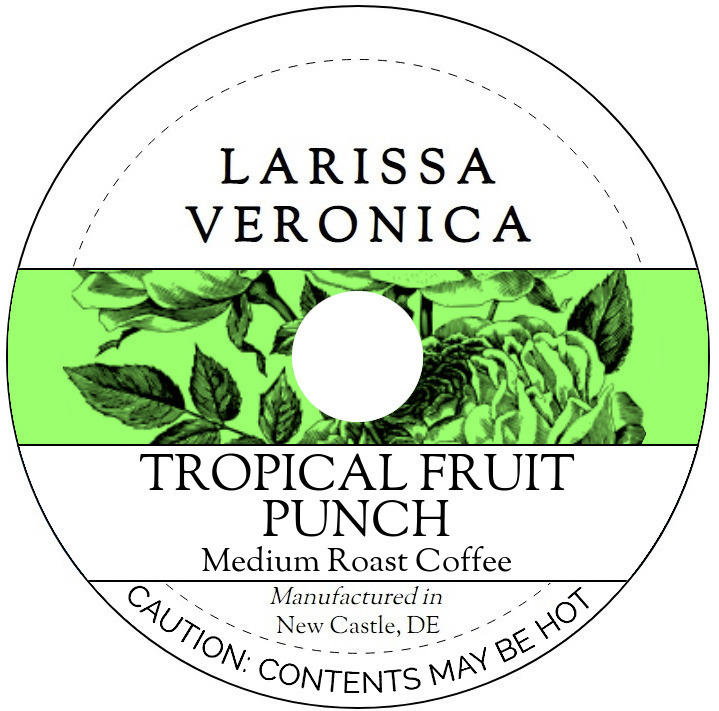 Tropical Fruit Punch Medium Roast Coffee <BR>(Single Serve K-Cup Pods)