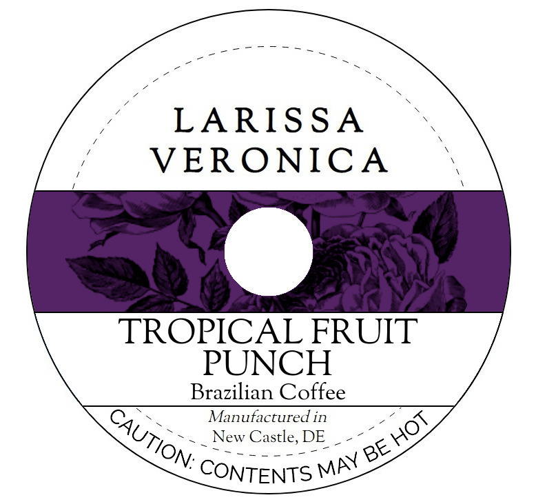 Tropical Fruit Punch Brazilian Coffee <BR>(Single Serve K-Cup Pods)