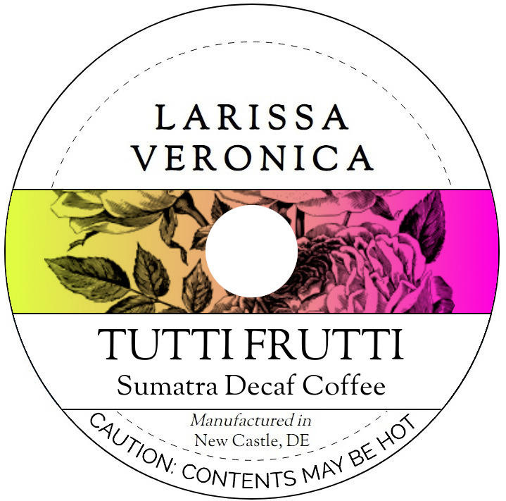 Tutti Frutti Sumatra Decaf Coffee <BR>(Single Serve K-Cup Pods)